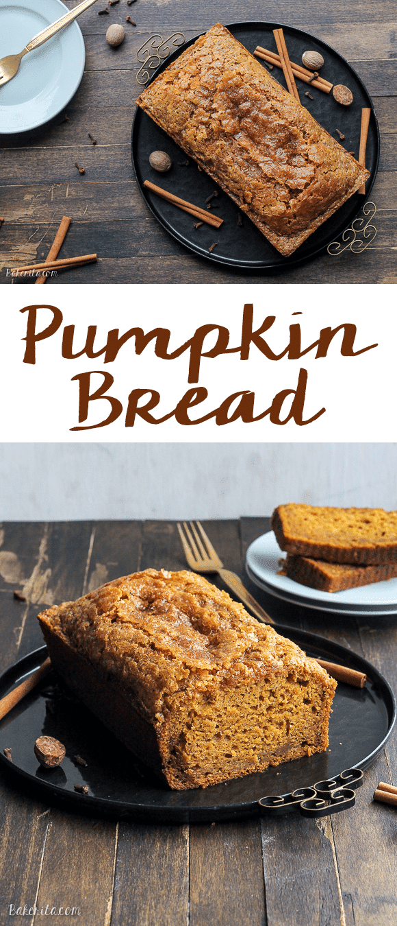 This Pumpkin Bread is a classic recipe that you will go back to again and again. This one is sure to be a fall favorite!