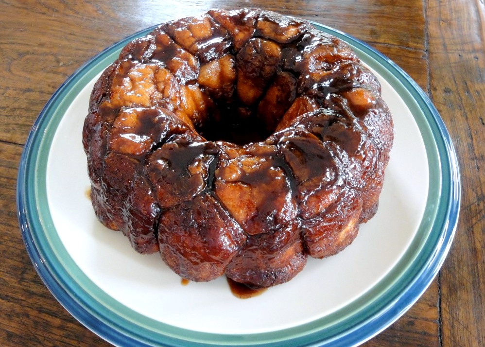 This is a recipe for a super easy Monkey Bread that uses only 4 ingredients! You'll love the simplicity of this sweet, simple breakfast treat.