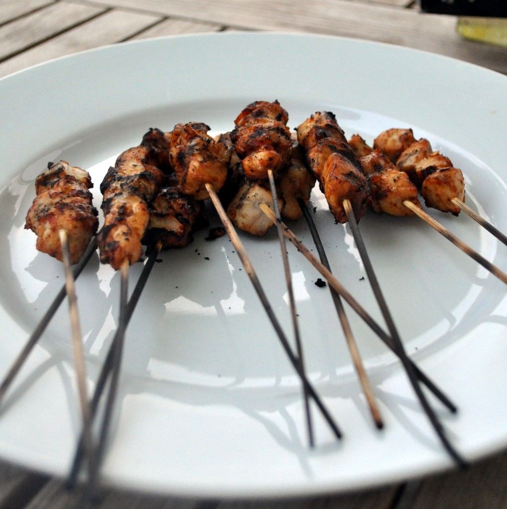 An classic Indonesian recipe for Chicken Satay with Peanut Sauce, learned from a true Balinese cook in Bali!
