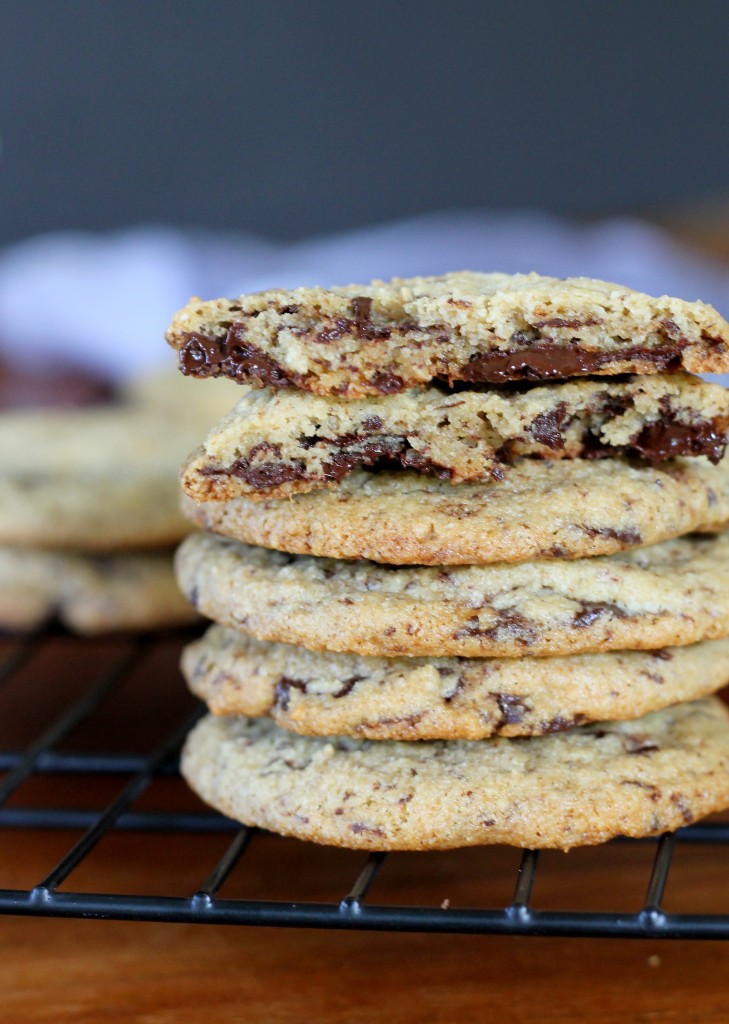 These Gluten-Free Chocolate Chip Cookies stay soft and chewy for days, and will satisfy your biggest cookie cravings! This quick recipe comes together in minutes.