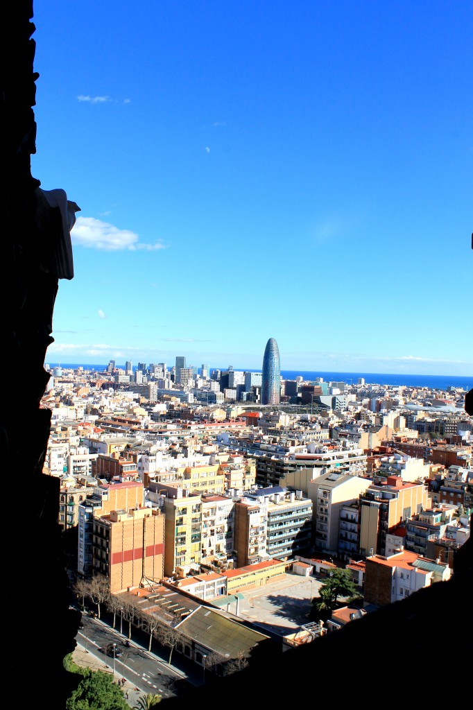 View from Sagrada Familia in Barcelona | Bakerita.com