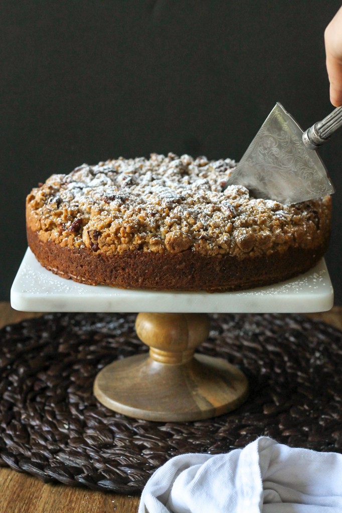 This Pumpkin Crumb Cake has a thick layer of crumble topping over a softly spiced, moist pumpkin cake. This is one of my personal favorite cakes!