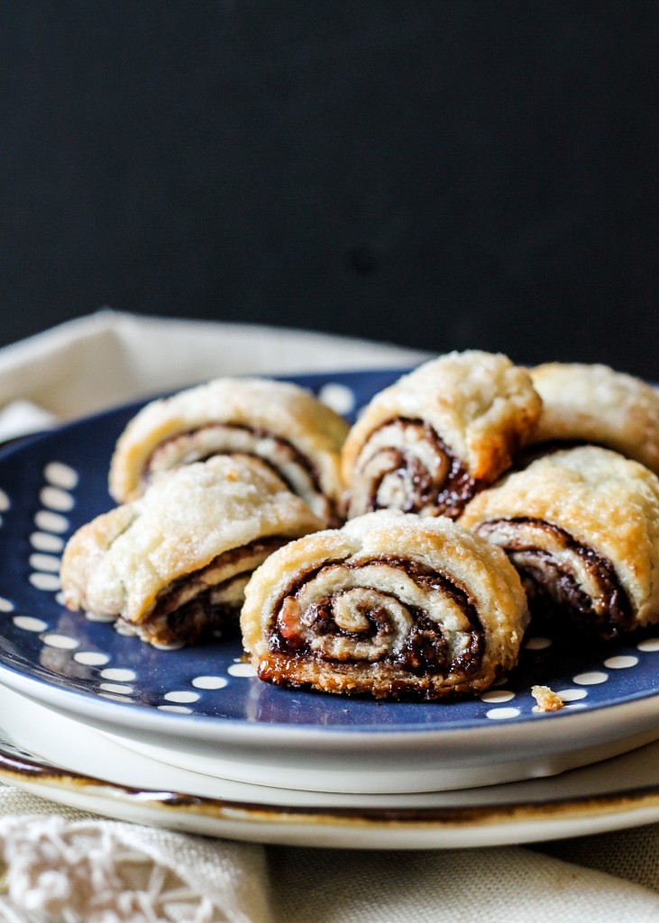 These flaky, melt-in-your-mouth Nutella Raspberry Rugelach are almost too easy to eat - they'll disappear before your eyes! They also keep incredibly well in the freezer.