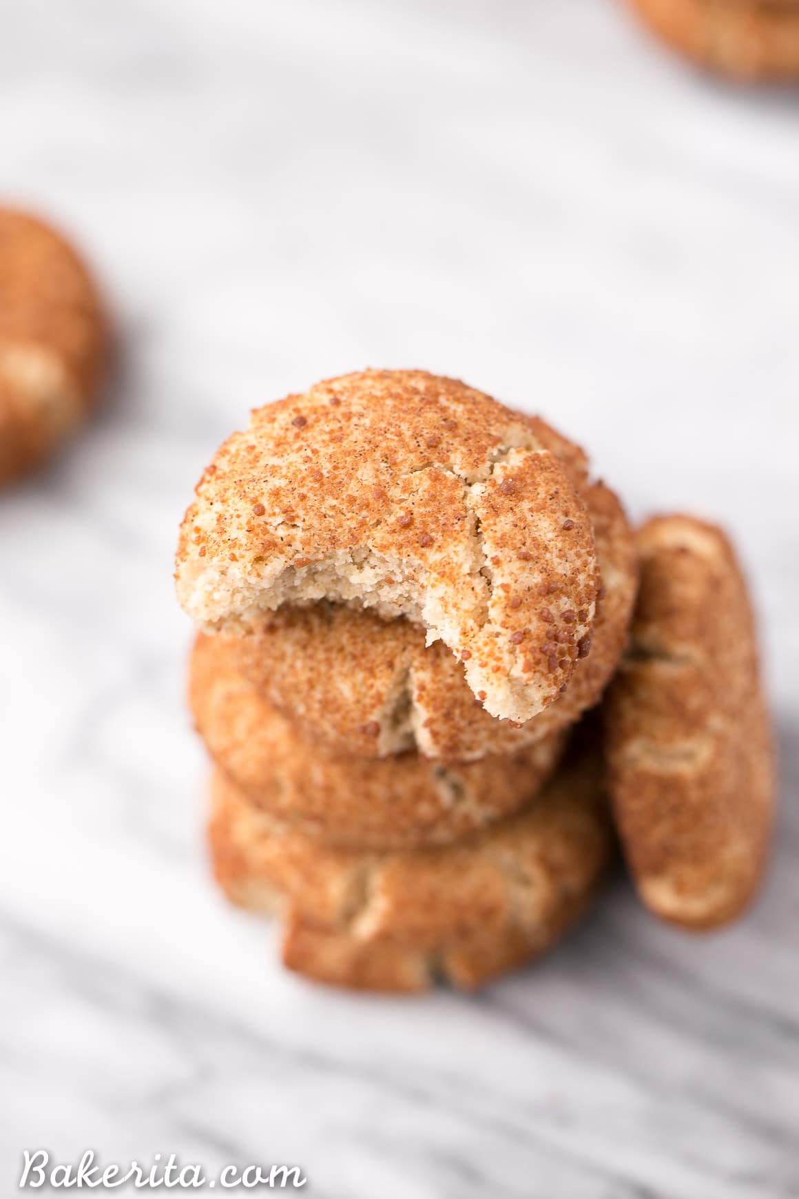 These healthier Snickerdoodles are incredibly soft and flavorful. This gluten-free, Paleo, and vegan recipe comes together so quickly and easily in just twenty minutes, you won't believe it!