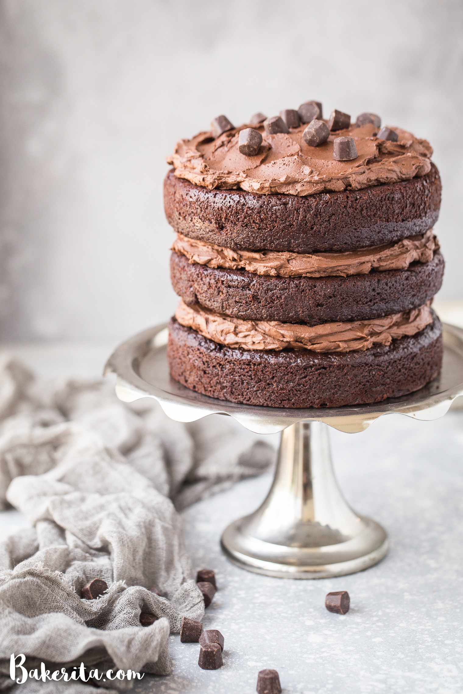 Easy Vegan Chocolate Cake | Jessica in the Kitchen