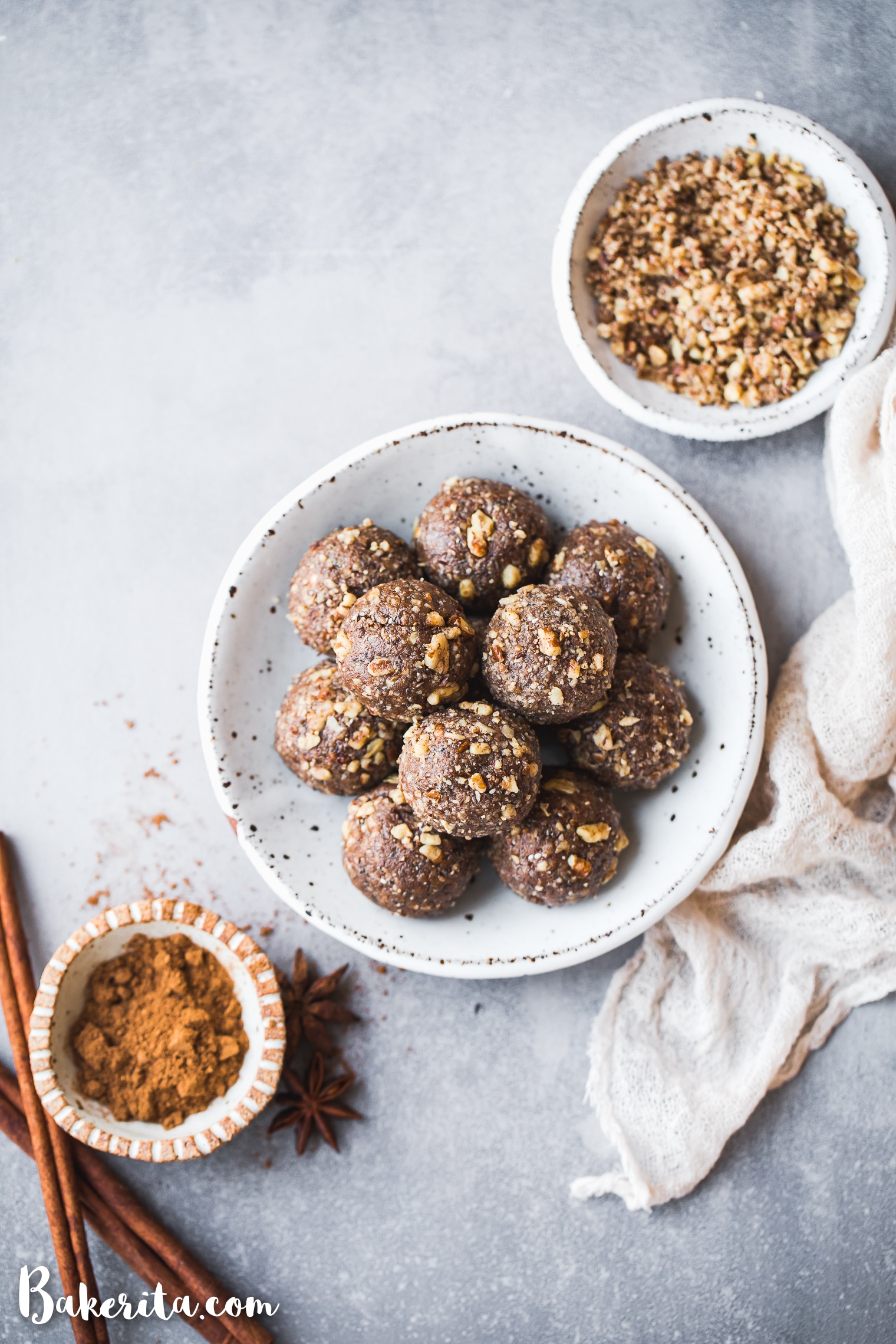 These Pumpkin Spice Energy Bites are full of healthy fats, protein, and of course, delicious pumpkin spice flavor! These Vegan, Paleo, Keto, and Whole30-friendly energy balls will keep you going when hunger hits.